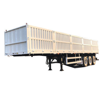 13T/14T/16T/20T BPW/FUWA 3 Axles Flatbed Semi Trailer With Sidewall