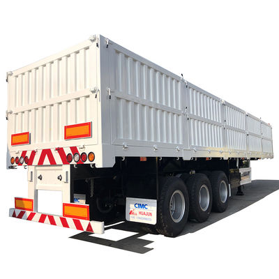 13T/14T/16T/20T BPW/FUWA 3 Axles Flatbed Semi Trailer With Sidewall