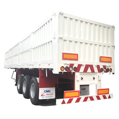 13T/14T/16T/20T BPW/FUWA 3 Axles Flatbed Semi Trailer With Sidewall